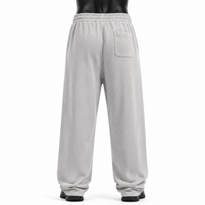Pantalones Deportivos Anchos para Hombre, Estilo Jogger, Desgastados, Corte Holgado, Cintura Elástica, Ropa Casual Urbana - Product Image 2