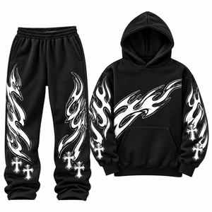 Chándal con logotipo personalizado para hombre, cortavientos de streetwear de alta calidad, chándal personalizado a precio económico, precio al por mayor. - Product Image 4