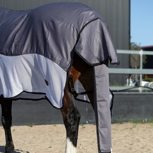 Offre Spéciale – Couvertures et couvertures d'hiver matelassées sur mesure pour chevaux, en tissu Oxford 600D imperméable, rembourrées en coton, pour dressage, avec grande rabat de queue - Product Image 6