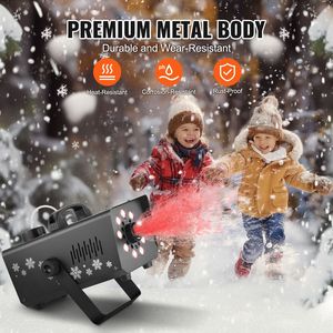 Máquina de Nieve de Alta Potencia de 800W con 8 Luces LED RGB, Control Remoto, Sistema de Equipo para Escenario con Efecto de Copos de Nieve - Product Image 5