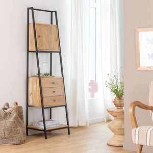 Estante Vandana Optima Radiant de madera de mango y metal - Product Image 1