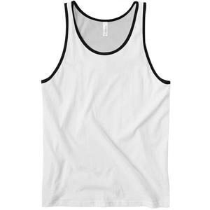 Camiseta Deportiva sin Mangas para Hombre, Estilo Ringer, de Algodón, Transpirable, para Gimnasio, con Logotipo Personalizado, Ropa Deportiva - Product Image 2