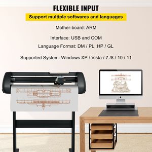 Plotter da Taglio da 28 Pollici con Forza e Velocità Regolabili per Taglio Potente di Vinile - Product Image 3