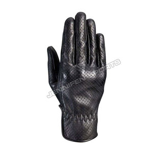 Guantes de Motocicleta Suaves con Protección Completa para los Dedos, Transpirables, Ligeros, de Cuero Perforado, para Hombre - Product Image 3