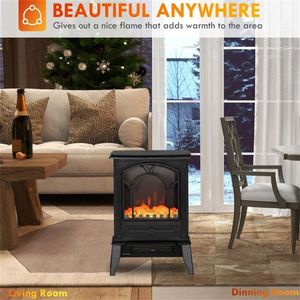 Electric Fireplace Heater Comfortable Home Heating Solution with Realistic Fire Effect - Product Image 3