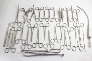 Nuevo Juego de Instrumentos Quirúrgicos para Traqueostomía, 32 Piezas, Acero Inoxidable Reutilizable, Aprobado por ISO - Product Image 2
