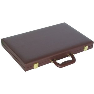 Juego de Backgammon de Cuero Premium, Juego de Mesa Clásico, Maletín de Lujo Portátil, Maleta de Viaje, Juegos de Backgammon para Adultos - Product Image 5
