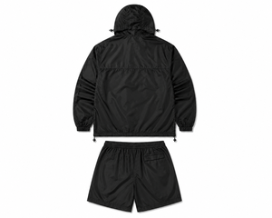 Men's Premium Nylon Windbreaker Jacket and Shorts <b>Set</b> Lightweight Outdoor Activewear Contemporary Fit Customizable Design - Product Image 3