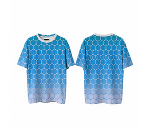เสื้อยืดซับลิเมชั่นเต็มตัวที่สวมใส่สบายสำหรับกิจกรรมกีฬาประจำวัน |   ไซส์ผู้ชาย ผู้หญิง และเยาวชน |   น้ำหนักเบา แห้งเร็ว - Product Image 4