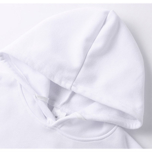 Ensemble de survêtements en molleton streetwear pour hommes, avec sweat à capuche et pantalon de survêtement, broderie et logo personnalisé, imprimé, à enfiler - Product Image 5