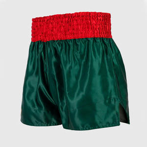 Shorts de Muay Thai Personalizados al por Mayor, Fabricante OEM, Proveedor, Shorts de Entrenamiento de Boxeo Tailandés y Kickboxing en Satén, Tela de 120 a 160 GSM - Product Image 2