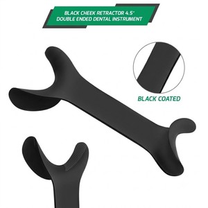เครื่องมือผ่าตัดจัดฟันและศัลยกรรมกระดูกแบบปลายคู่ ยี่ห้อ SHAHZIK INTERNATIONAL รุ่น Black Cheek Retractor ขนาด 4.5 นิ้ว รุ่น St-PDS-56 CE - Product Image 2