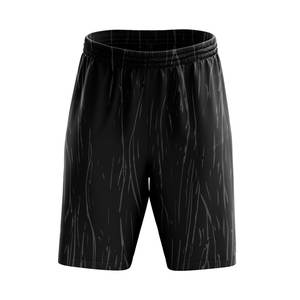 Shorts de sport respirants à taille mi-haute avec logo imprimé numériquement sur le devant, en polyester 100%, pour le basketball et les loisirs, vente en gros - Product Image 6