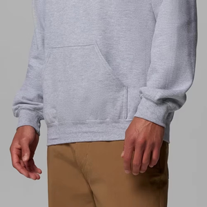 Heather <b>Grey</b> <b>Classic</b> <b>Hoodie</b> <b>For</b> <b>Men</b> Premium Soft Cotton <b>Pullover</b> Casual Everyday Streetwear Warm Winter <b>Sweatshirt</b> - Product Image 4
