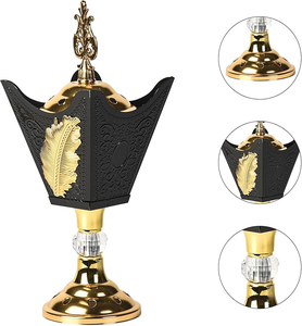 Quemador de Incienso Árabe de Lujo con Diseño Elegante para Aromatizar el Hogar, Decoración Islámica, Uso Religioso Ecológico - Product Image 6