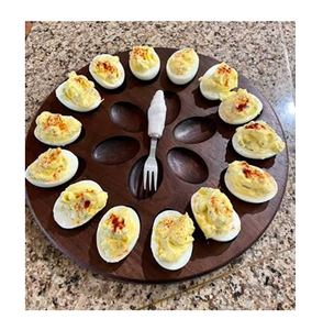 Most Selling Table Decorative <b>Wooden</b> <b>Egg</b> Serving Plate/Tray For Deviled <b>Eggs</b> And Fruit Serving Convenient Manual <b>Egg</b> Tool - Product Image 4