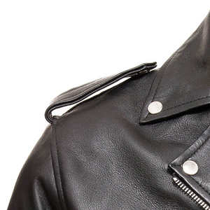 Veste en cuir noire pour homme de qualité supérieure, coupe-vent imperméable, style streetwear, couleurs et tailles personnalisées pour l'hiver - Product Image 6