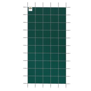 Cubierta de Seguridad para Piscina Rectangular de Malla Verde Sólida, Compatible con Piscinas Enterradas de 20 x 38 pies, Marca Winner - Product Image 2