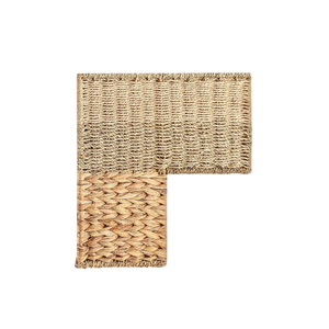 Handwoven Water Hyacinth & Seagrass Decorative Storage <b>Stair</b> <b>Basket</b> with Handles Wholesale Price from Vietnam - Product Image 2