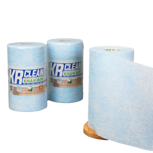 Bulk OEM Factory Kitchen Cleaning Wipes 200 Sheets 20x20cm Absorbent <b>Tissue</b> <b>Paper</b> Towels Roll for Dining Napkins - Product Image 1