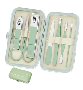 Portable 7 in 1 5PCS Stainless Steel Manicure & Pedicure <b>Kit</b> Little Star Personal <b>Nail</b> Grooming Set with Button Box Packing - Product Image 5