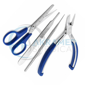 Juego de Podología Susol Premium de 4 Piezas, Instrumentos de Higiene para Pies de Acero Inoxidable, Certificado CE, Kit Quirúrgico Reutilizable - Product Image 6