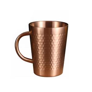 Luxury Hammered Copper Drinking <b>Mug</b> <b>Set</b> with Reusable Copper Straws for Moscow Mule Cocktail Home Bar and Gifts - Product Image 6