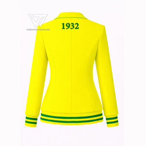 Custom Chi Eta Phi XHP Sorority Clothing Embroidered Sleek Varsity <b>Blazer</b> Coat Greek Paraphernalia - Product Image 2