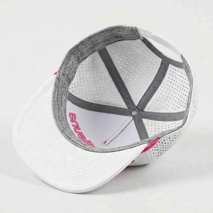 Gorra de Golf Personalizada de 7 Paneles con Visera Plana, Corona Perforada con Corte Láser, Logotipo Bordado en 3D, OEM, ODM, MOQ Bajo, Marca Privada - Product Image 4