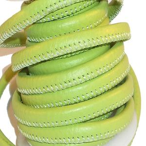 Cordón de cuero cosido de doble cara de 8mm de alta calidad para pulseras de joyería de moda DIY accesorios de precio al por mayor - Product Image 1