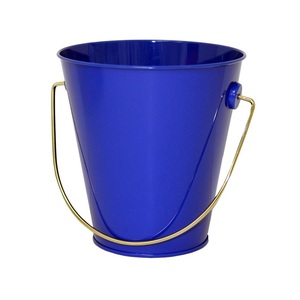 New Trending High Quality 3L/4L/5l Gardening Gifts Mini Metal <b>Buckets</b> With Metal Handles <b>Galvanized</b> Customized Size Shape - Product Image 5