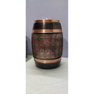 Dispensador de agua de cobre es un gran recipiente de cobre utilizado para almacenar y servir agua potable en hogares y oficinas. - Product Image 6