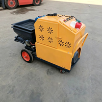 Machine à projeter le mortier électrique 220V avancée avec mélange et pompage rapides pour projets muraux