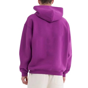 Sudadera con Capucha Clush Sports Sajjawal, Cierre de Cremallera, Corte Holgado, 100% Algodón Felpa, 400g, Color Sólido, Unisex, Estilo Hip Hop, Invierno, Impermeable - Product Image 3