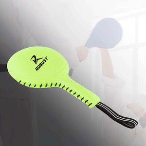 Raquetas de Taekwondo de Cuero Vacuno de 2.5 kg, Equipo de Entrenamiento de Artes Marciales Ecológico con Agarre Cómodo - Product Image 3