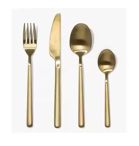 Ensemble de couverts en métal haut de gamme pour table à manger, cuillère, fourchette, ensemble de service conçu pour un service de table élégant - Product Image 6
