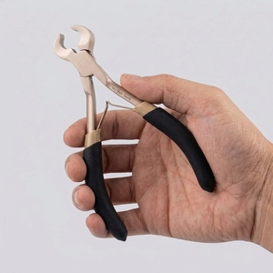 Cortador de Extensiones de Cabello de Acero Inoxidable, Herramienta de Fusión de Queratina, Alicates Ergonómicos con Empuñadura de Goma para Remover y Reparar Extensiones - Product Image 2