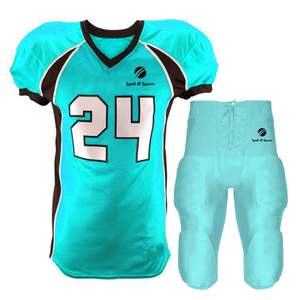 Uniformes de Fútbol Americano Personalizados Profesionales para Equipos, Pantalones Cortos y Largos Sublimados de Alta Calidad, Conjunto de Uniforme Personalizado - Product Image 1