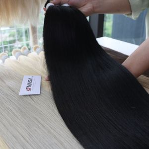 Extensions de cheveux naturels lisses et bruts de qualité supérieure, 22 pouces, en vrac, prix d'usine, de Nasa Hair - Product Image 4