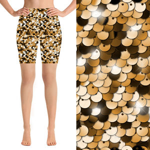 Shorts de Verano a la Moda, Transpirables, de Spandex y Poliéster, con Estampado Completo, Personalizados, Sublimados, para Mujer - Product Image 4