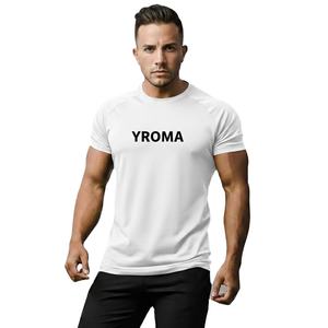 T-shirts pour hommes en mélange de coton respirant, vente en gros, personnalisables, 180 g/m², t-shirts à manches courtes pour hommes - Product Image 4