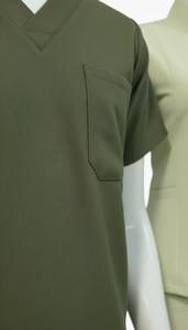 Conjunto de Uniforme Médico para Hombre y Mujer, Cuello en V, Pantalones Transpirables y Cómodos, Ropa de Trabajo para Hospital, Proveedor OEM al por Mayor - Product Image 6