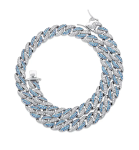 Luxury Moissanite Cuban Link Chain 925 Silver Iced Out Hip Hop Diamond Style Mens Jewelry <b>Statement</b> <b>Necklace</b> Custom Gift Modern - Product Image 1