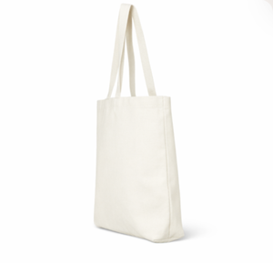 COTTON VOYAGE High Quality Custom Printed Logo Reusable <b>Long</b> Handle Folding Cotton Canvas Tote <b>Bags</b> - Product Image 6