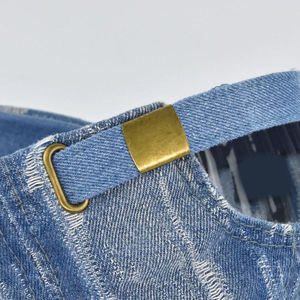 Casquettes de baseball vintage classiques délavées à 7 panneaux, ajustables, avec broderie personnalisée, effet délavé à l'acide, unisexe, respirantes et imperméables - Product Image 6