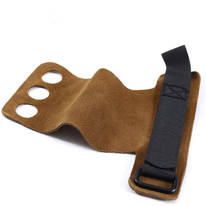 Best Selling Premium Quality Cowhide Custom Logo <b>Gym</b> Training Lifting Grips Non-Slip Custom Color Custom Size Workout - Product Image 1