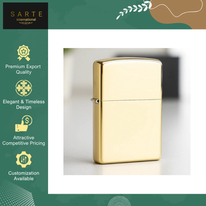New Stock Arrival Best Quality Handmade Modern Design Eco-Friendly Windproof Durable Refillable Brass Cigarette Cigar <b>Lighter</b> - Product Image 4