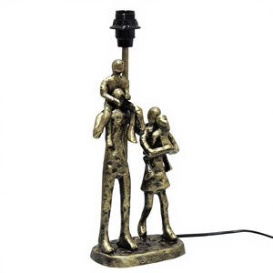 Candelabro Artesanal de Aluminio Plateado para 4 Velas - Escultura Figurativa Abstracta para Decoración del Hogar, Sala de Estar, Repisa del Chimenea - Product Image 1