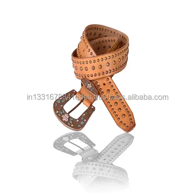 Cinturón de cuero de material de cuero de alta calidad para hombres y mujeres Cinturón de cuero con logotipo personalizado con hebilla de zinc