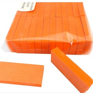 Mini Lime à Ongles Professionnelle Double Face Orange 100 Grit, 50 Pièces, Outil de Soin des Ongles Jetable, BAFA SURGICAL INSTRUMENTS - Product Image 1